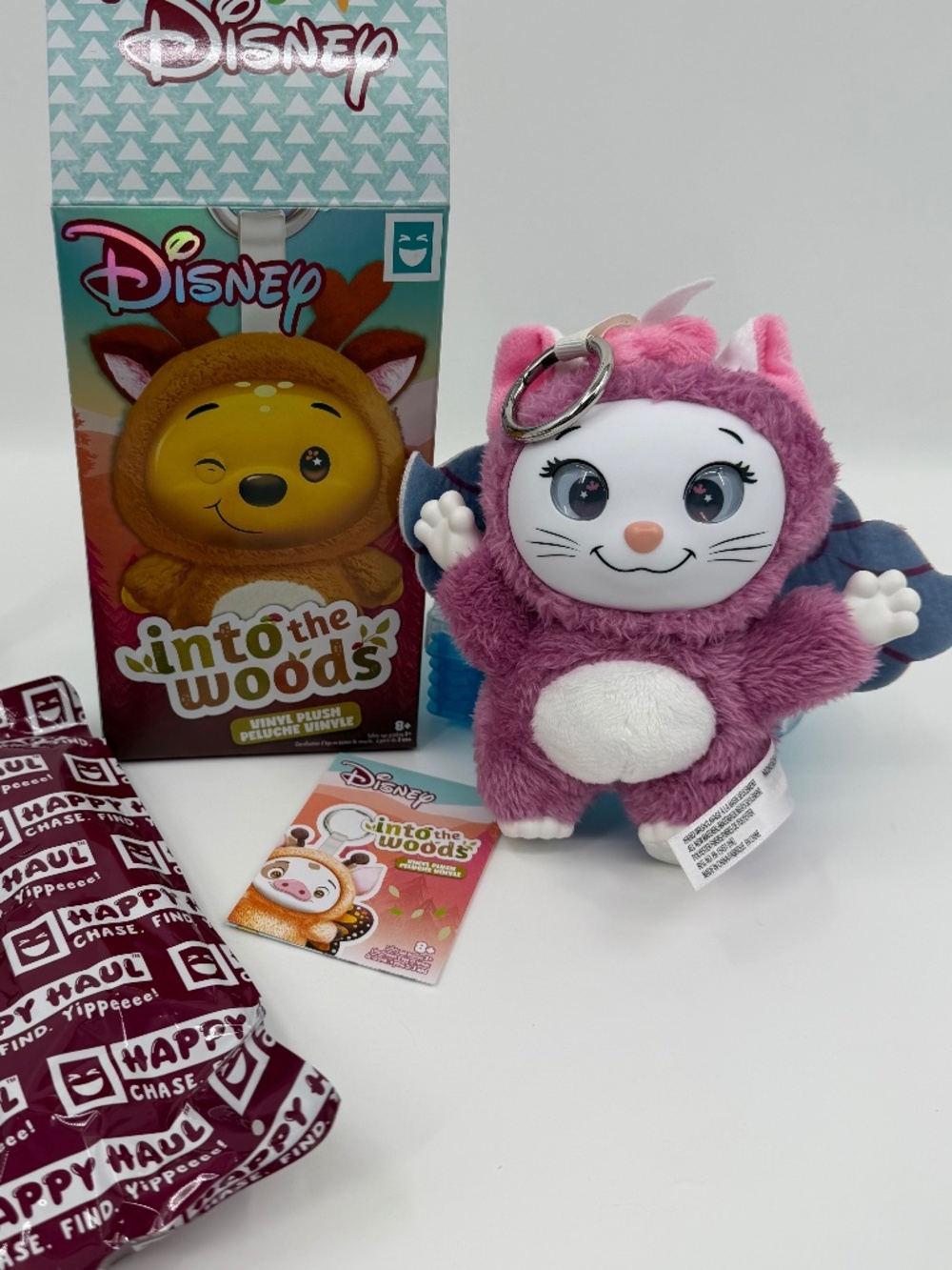 Disney Aristocats Marie Bird Into the Woods Vinyl Plush Keychain NEW w/Box &List